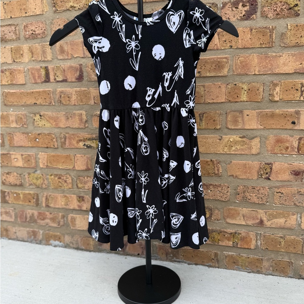 Dot Dot Smile Black and White Patterned Dress
